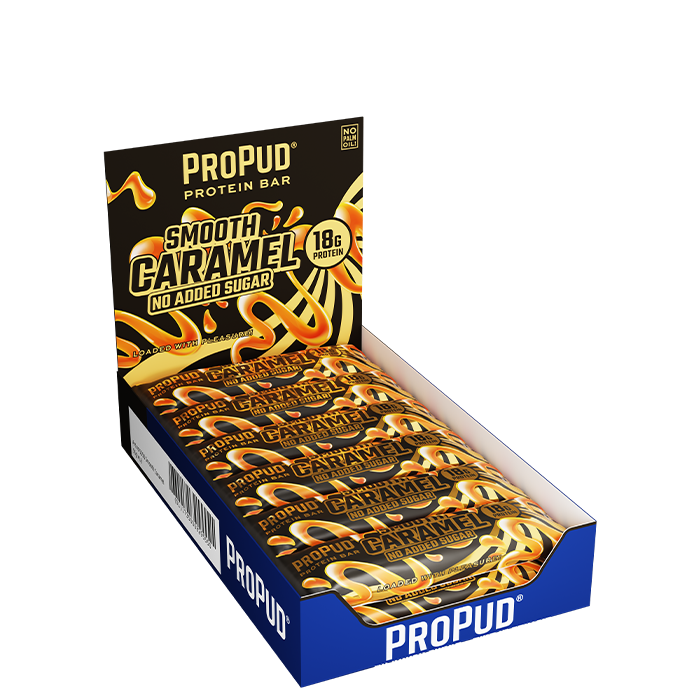 12 x ProPud Protein Bar, 55 g, Smooth Caramel