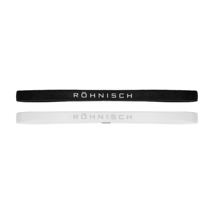 2-pack Sport Headband Black/White Onesize