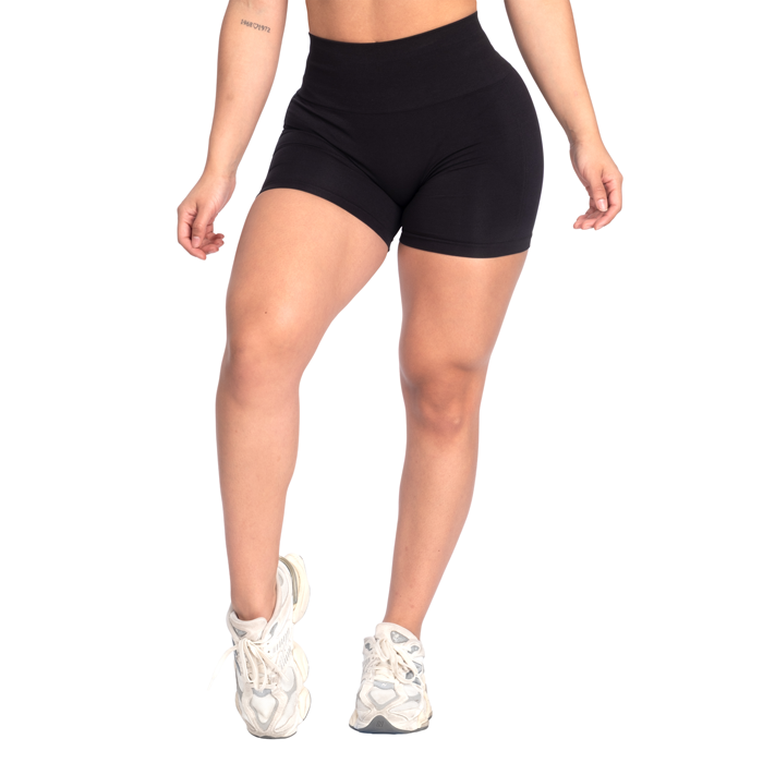 Scrunch Shorts Svart