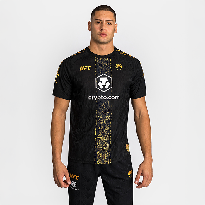 UFC Zenith by Venum Fight Night Tr&ouml;ja Jersey Svart Guld