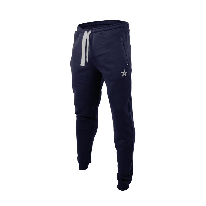 Läs mer om Star Nutrition Tapered Pants, Navy Blue