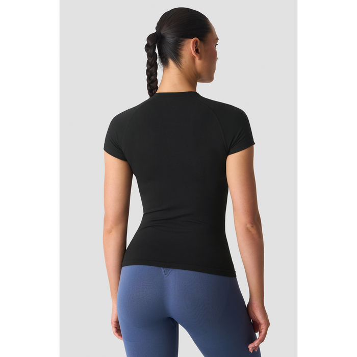Smooth Seamless T-shirt Svart