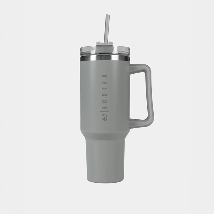 Clean Tumbler Vattenflaska Rostfritt St&aring;l 1200 ml Gr&aring;