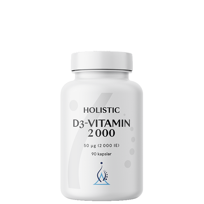 D3-vitamin, 2000 IE, 90 kapslar