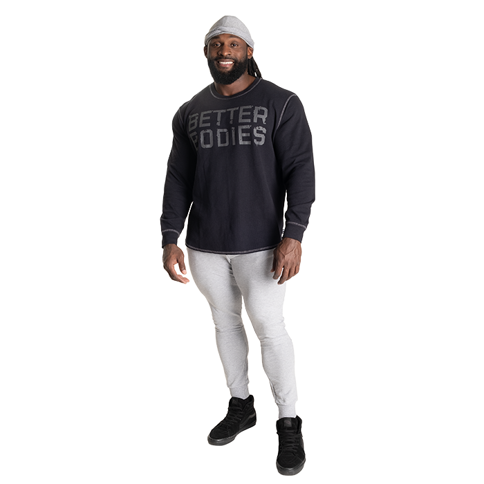 Tapered Joggers V2, Light Grey Melange
