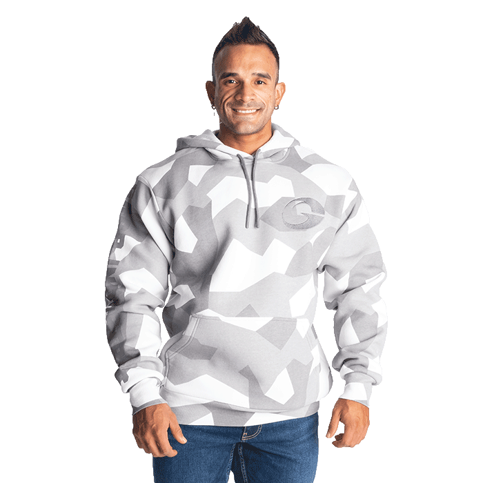 GASP Logo Hoodie, Stealth Snow Camo