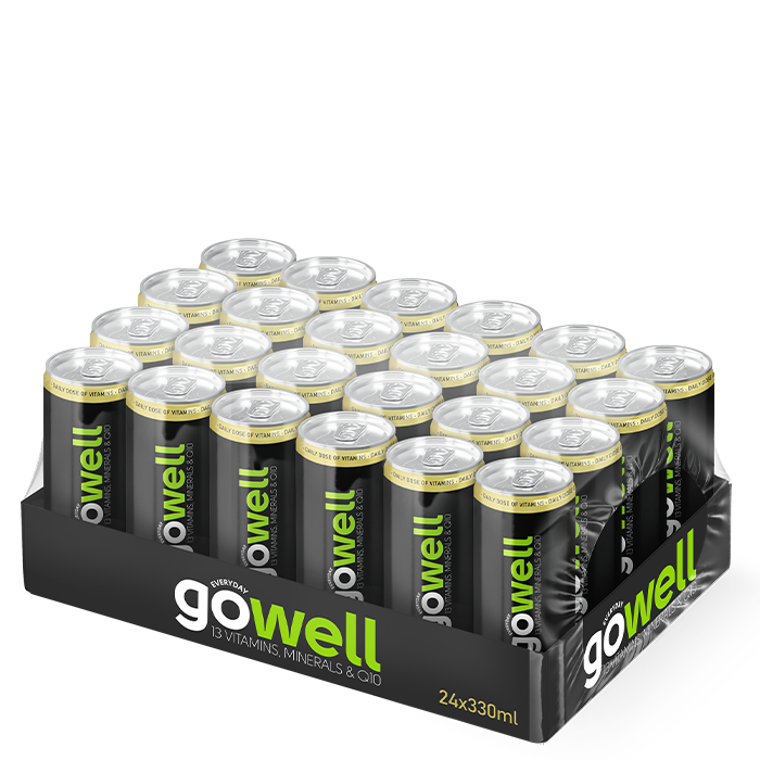 24 x GoWell Funktionsdryck Flak 33 cl