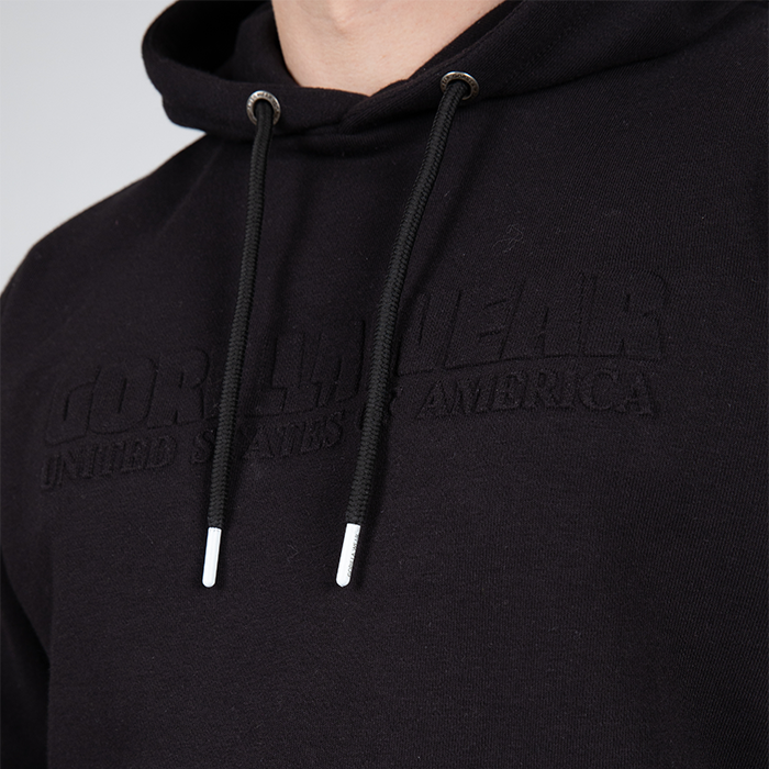 Crowley Oversized Men's Hoodie, Black