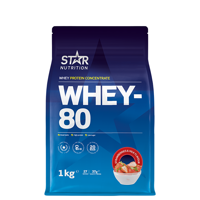 Star Nutrition Whey-80 Vassleprotein 1 kg