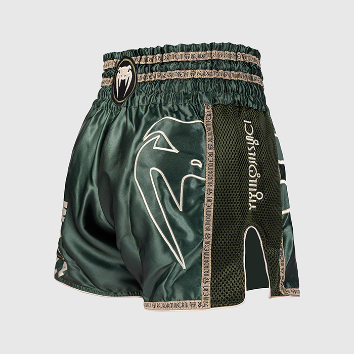 Venum Rajadamnern Muay Thai Shorts Gr&ouml;n