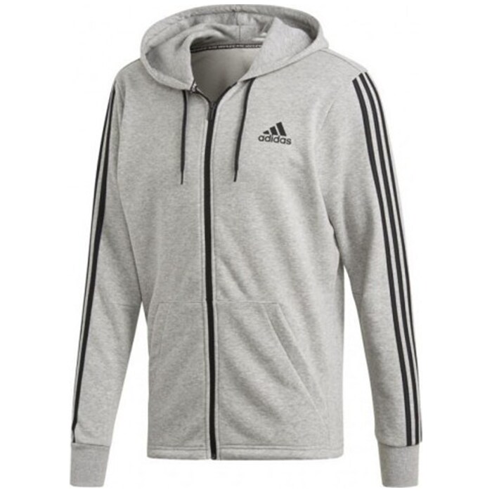 Bild av ADIDAS 3 Stripes Fullzip Hoodie, Grey