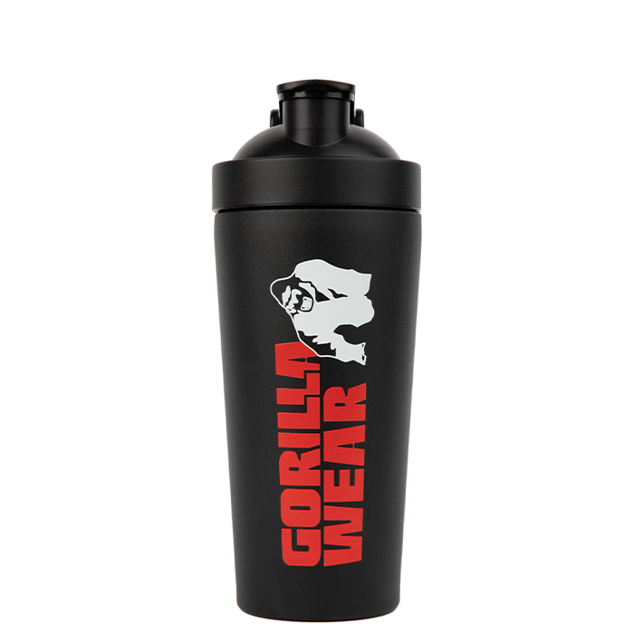 Gorilla Wear Metal Shaker Svart 740 ml