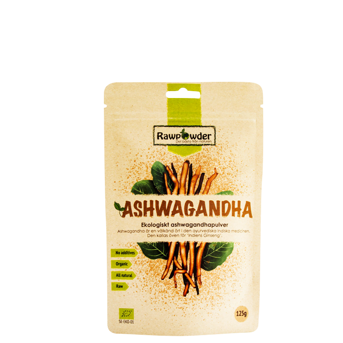 Rawpowder Ekologiskt Ashwagandhapulver 125 g