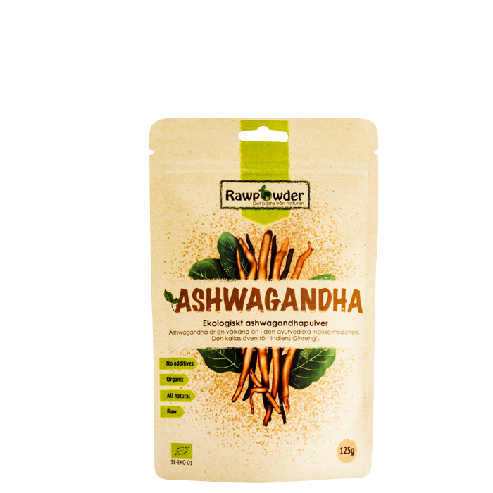 Ekologiskt Ashwagandhapulver, 125 g