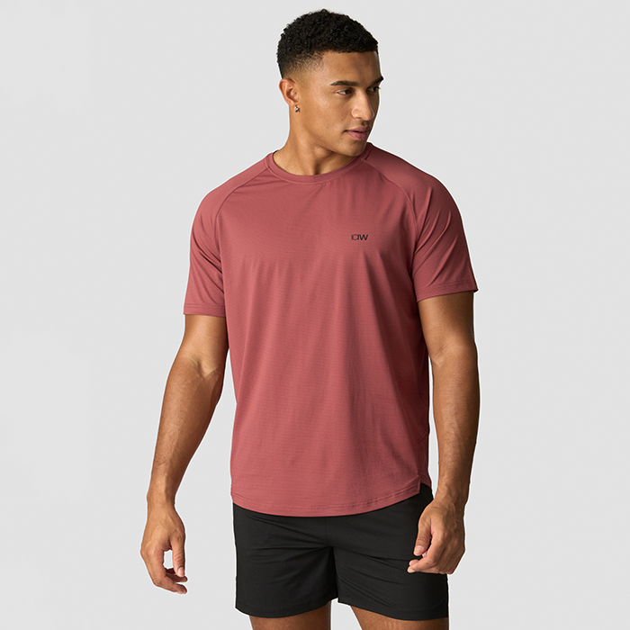 Stride Raglan T-shirt,Brick Red