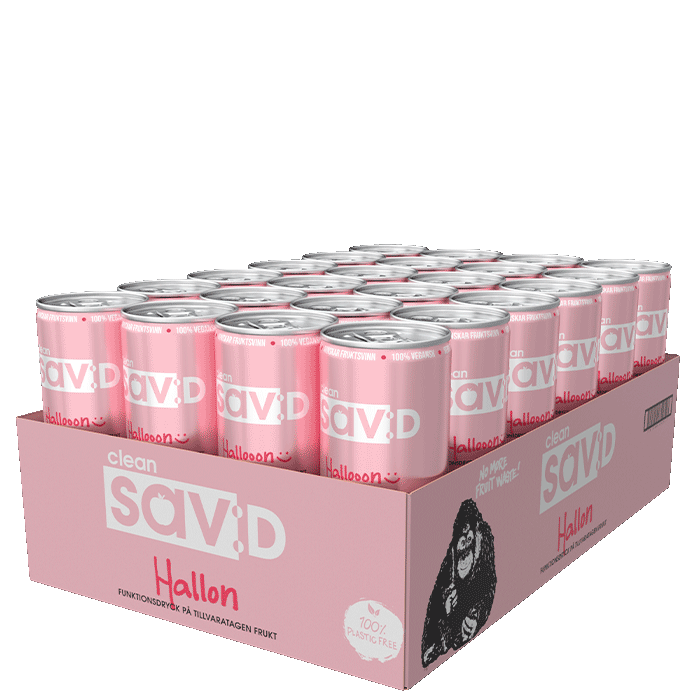 24 x Clean sav-D,330 ml,Hallon