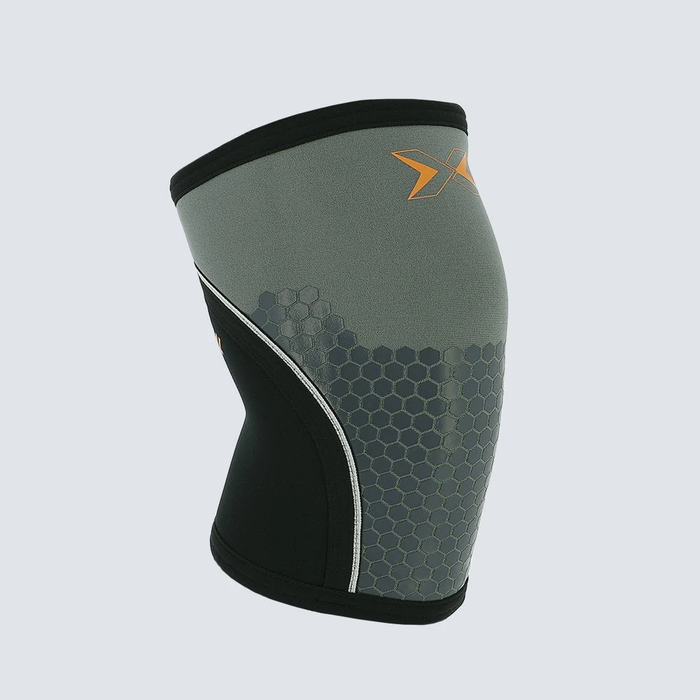 Hex Tech Kn&auml;skydd 7 mm Gr&ouml;n