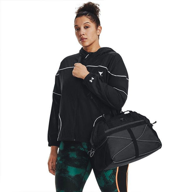 UA Project Rock Gym Bag,Black