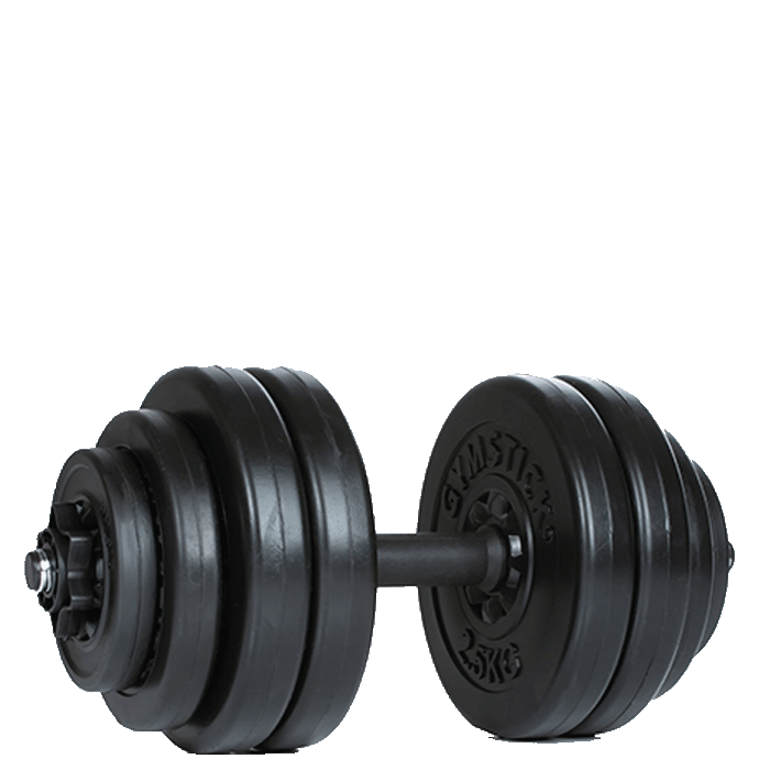 Vinyl Dumbbell Set,15kg