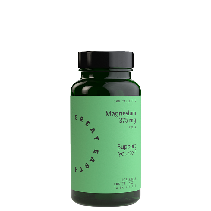 Great Earth Magnesium 375 mg 100 tabletter