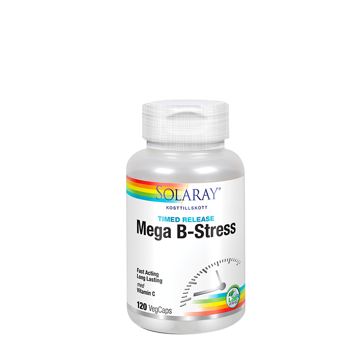 Mega B-Stress B-vitamin 120 kapslar
