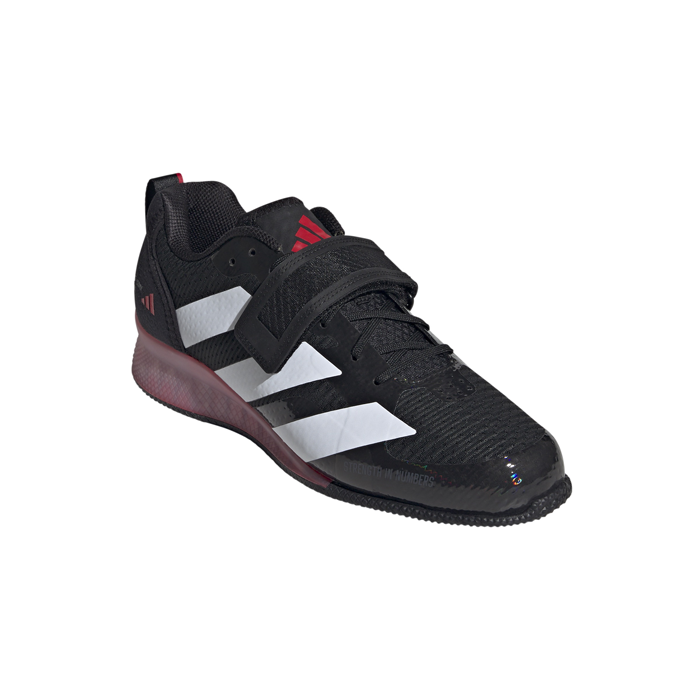 Adipower Weightlifting 3 Skor Svart Vit/R&ouml;d
