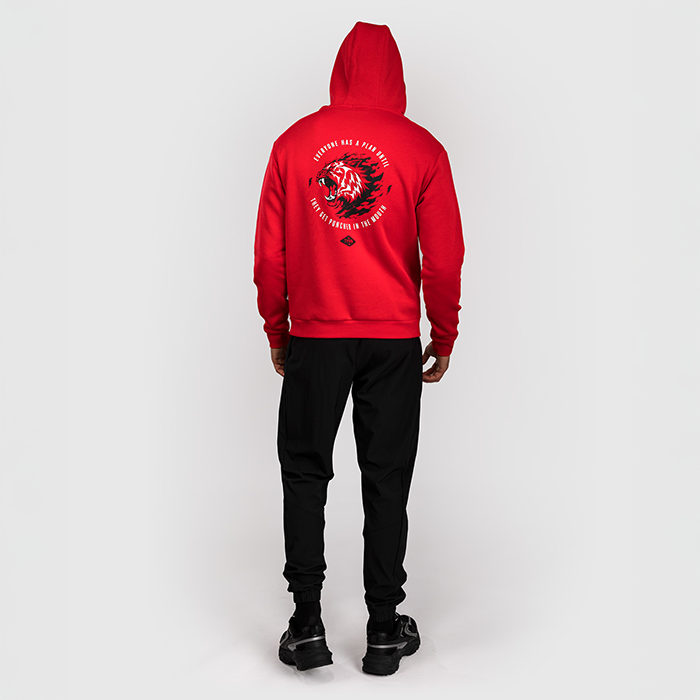 Venum X Mike Tyson Everyone has a plan Hoodie R&ouml;d Svart