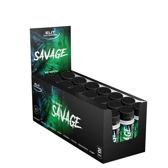 Elit Nutrition 21 x Savage PWO Shot 60 ml