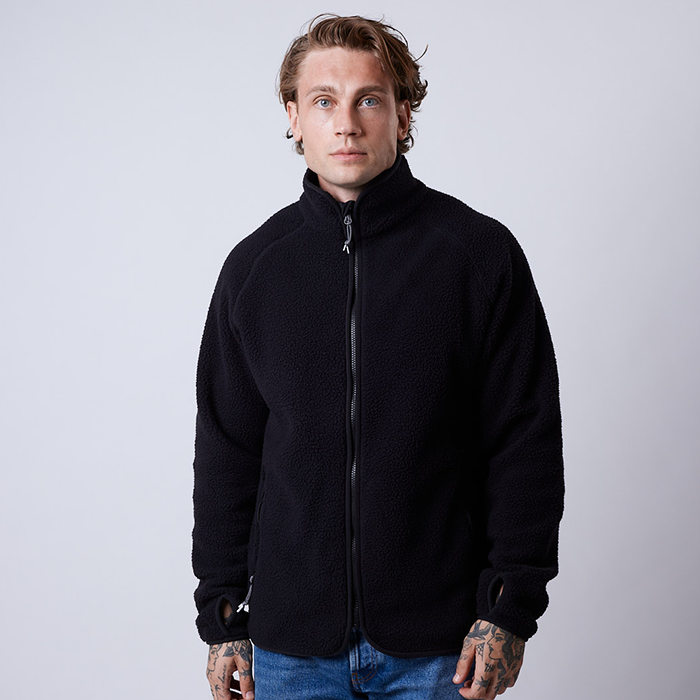 Clark Fleece Jacka Svart 11363