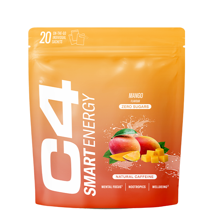 C4 Smart Energy Stick Packs,20 Servings,Mango