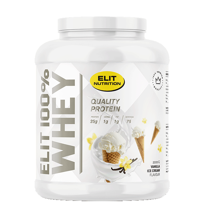 ELIT 100% Whey Vassleprotein 900 g