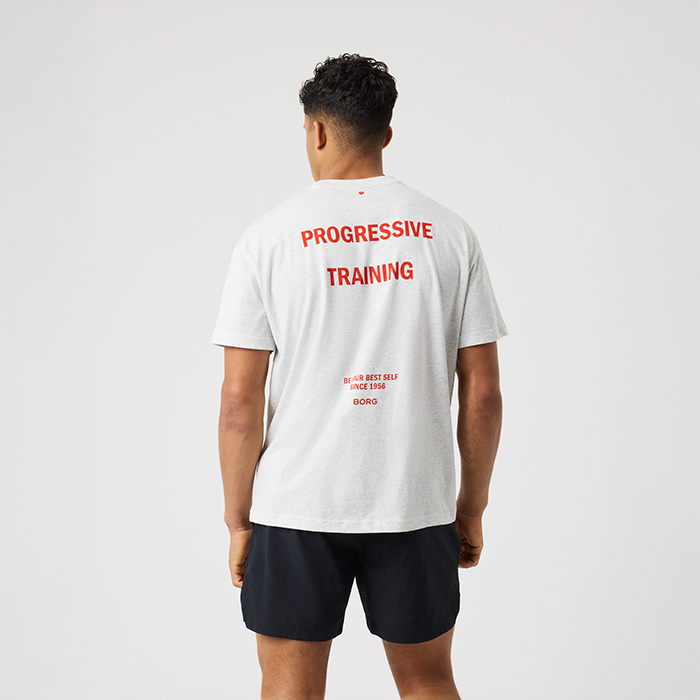 Gym Oversized T‑shirt Ljusgr&aring;