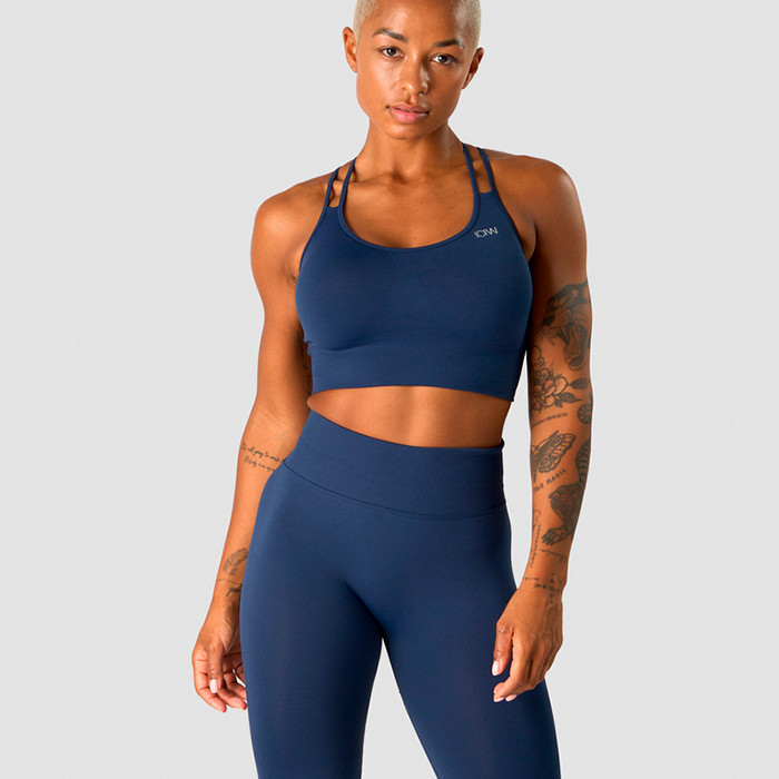 ICANIWILL Define Seamless Sports Bra Navy