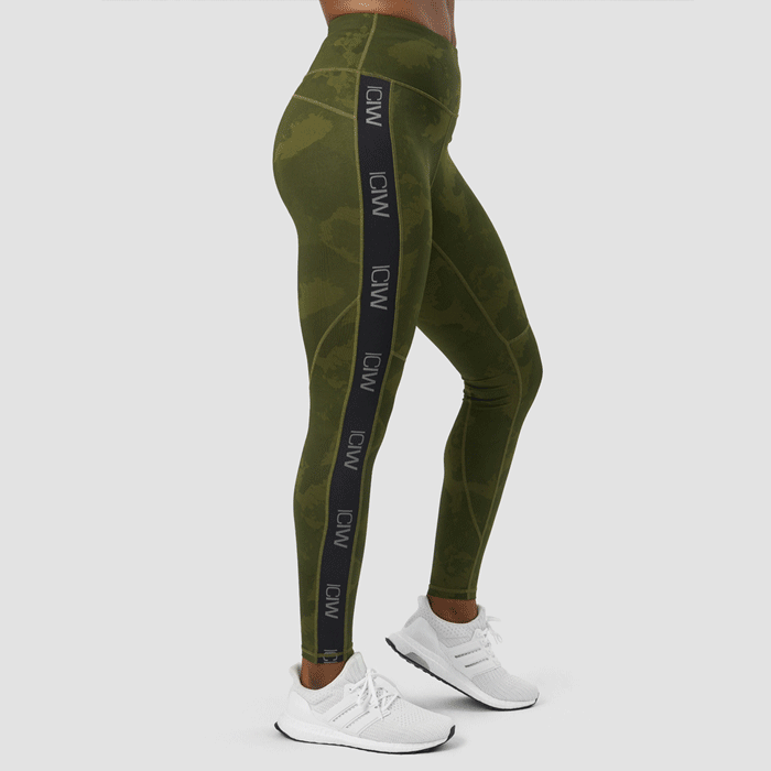 ICANIWILL Ultimate Training Tights Green Camo