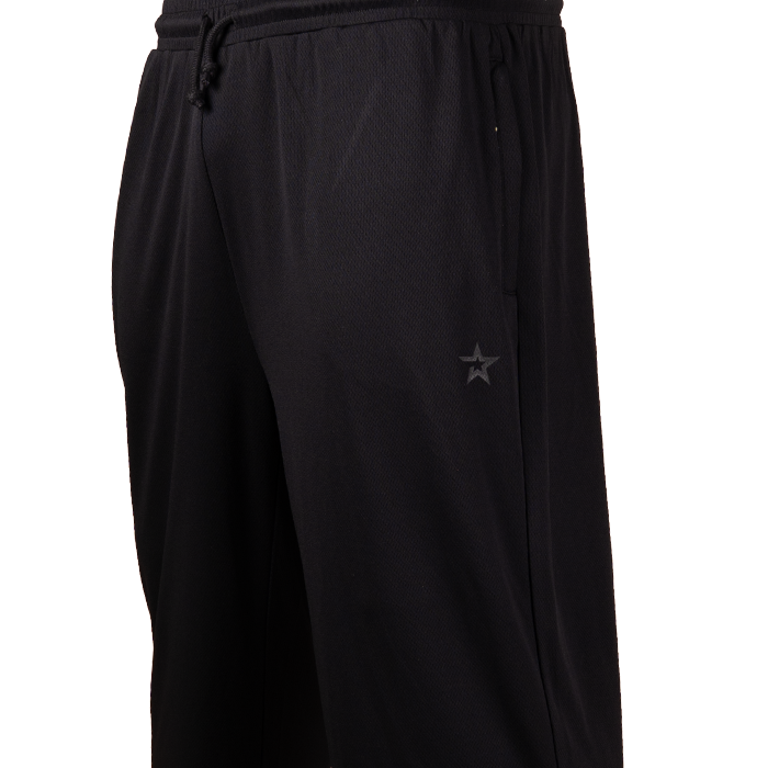 Star Straight Mesh Byxor Svart