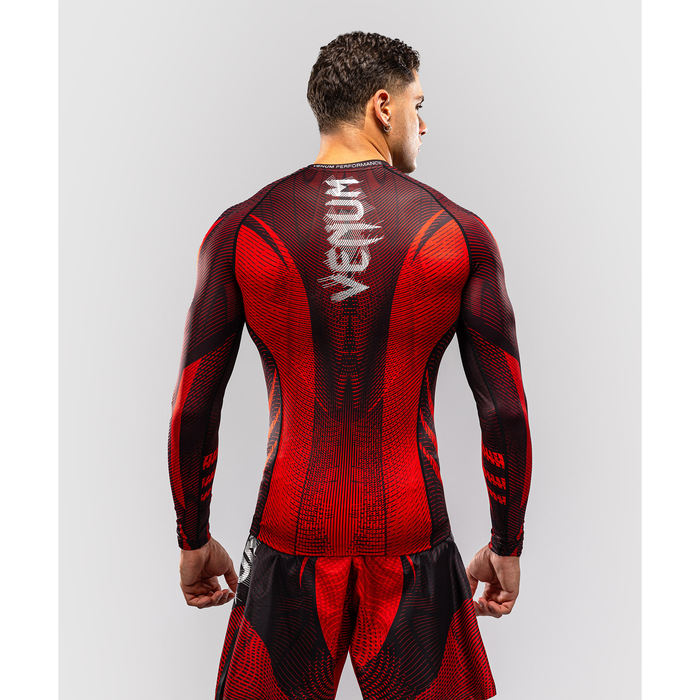 Venum GALACTIC 3.0 Long Sleeve Rashguard Red/Silver