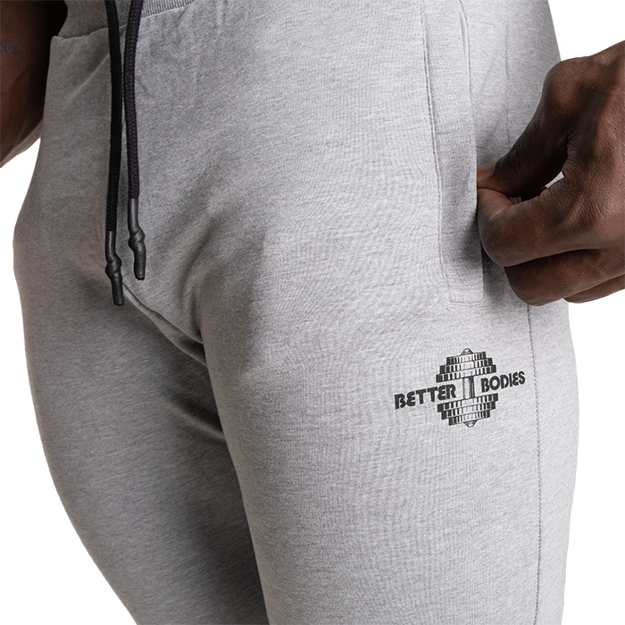 Tapered Joggers V2, Light Grey Melange