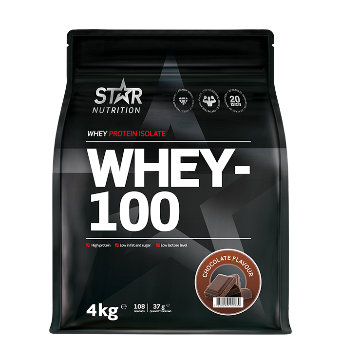 Whey-100 Vassleprotein 4 kg