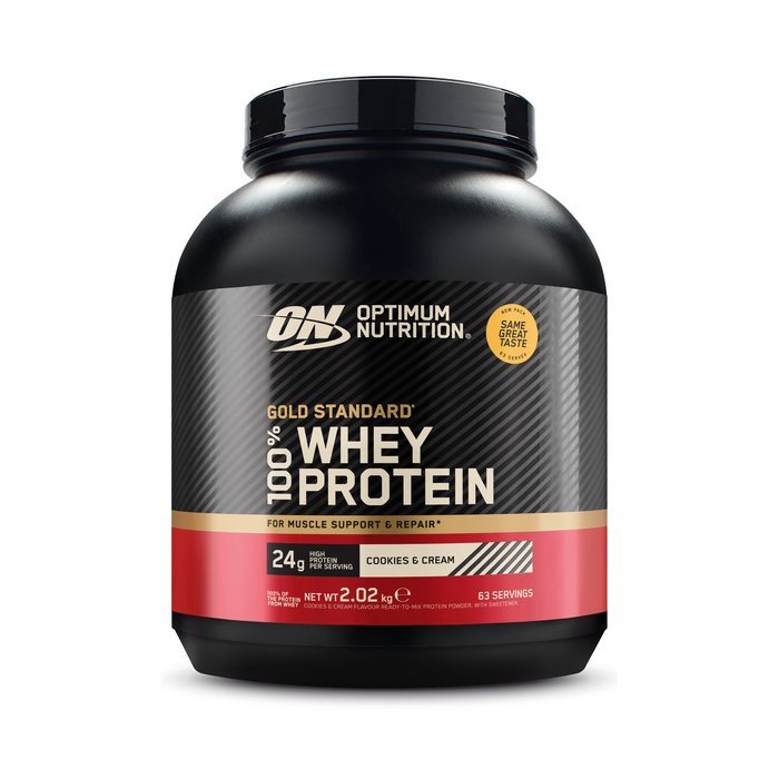Optimum Nutrition 100% Whey Gold Standard Vassleprotein 2 kg, Cookies och Cream