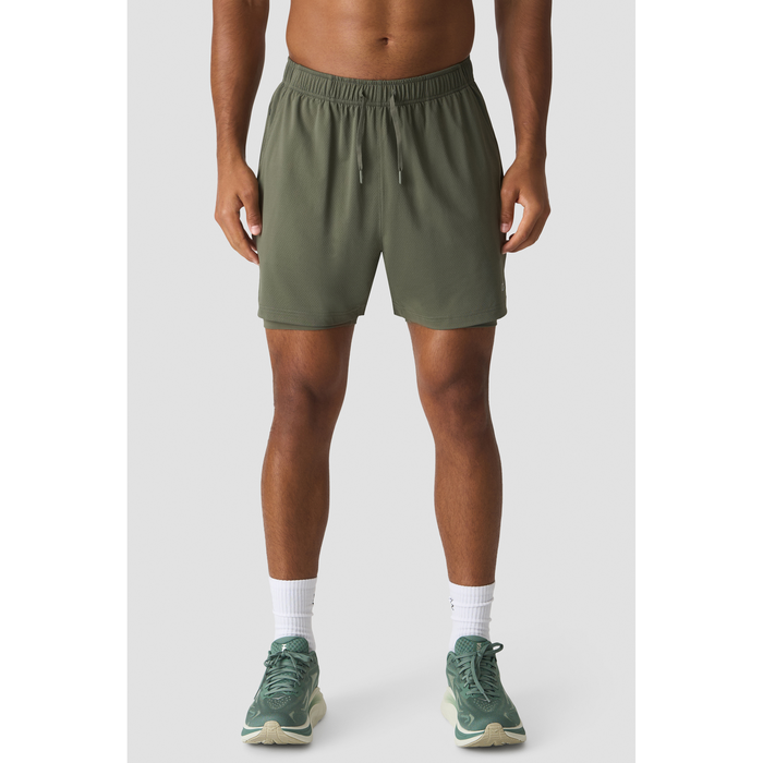 Stride 2-i-1 Shorts Grön