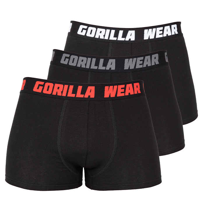 Gorilla Wear Boxershorts 3-pack,Black