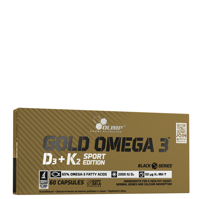 Gold Omega 3 D3+K2 Sport Edition 60 caps