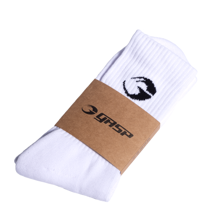 Gasp Crew Socks 1-pack White