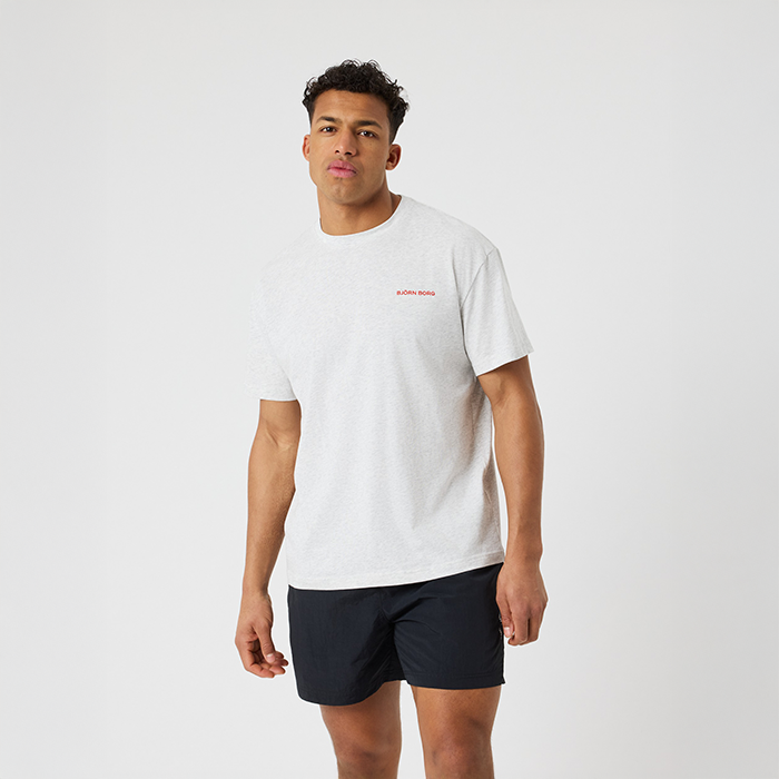 Gym Oversized T‑shirt Ljusgrå