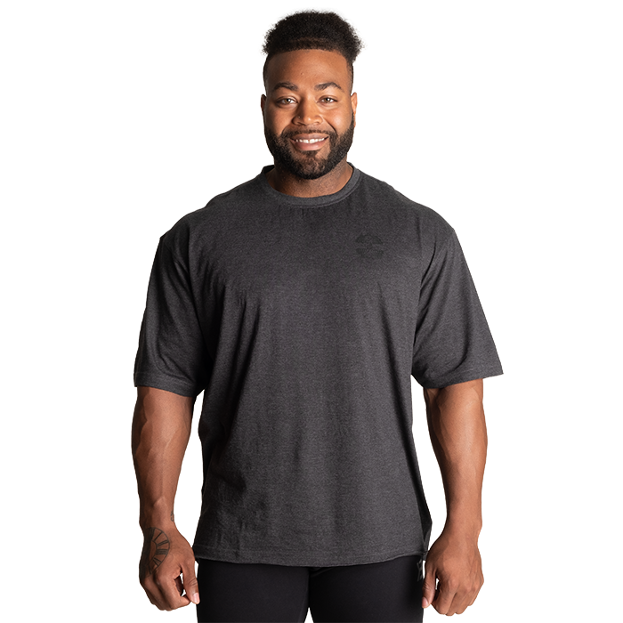 Läs mer om Union Iron Tee, Dark Grey Melange