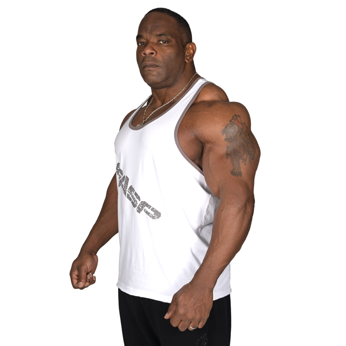 Vintage T-Back Linne Vit