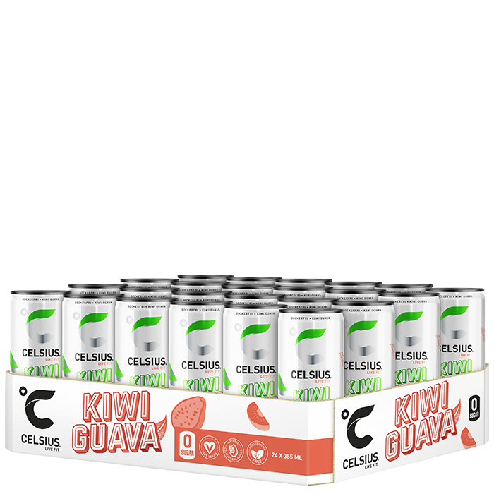 24 x Celsius 355 ml Kiwi Guava