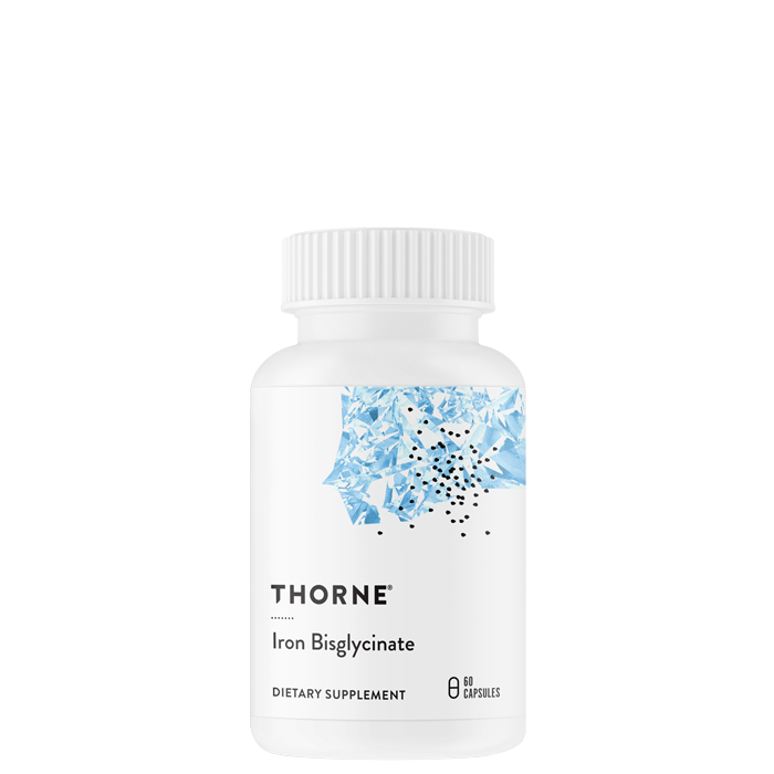 Thorne Research Inc. Iron Bisglycinate 60 kapslar