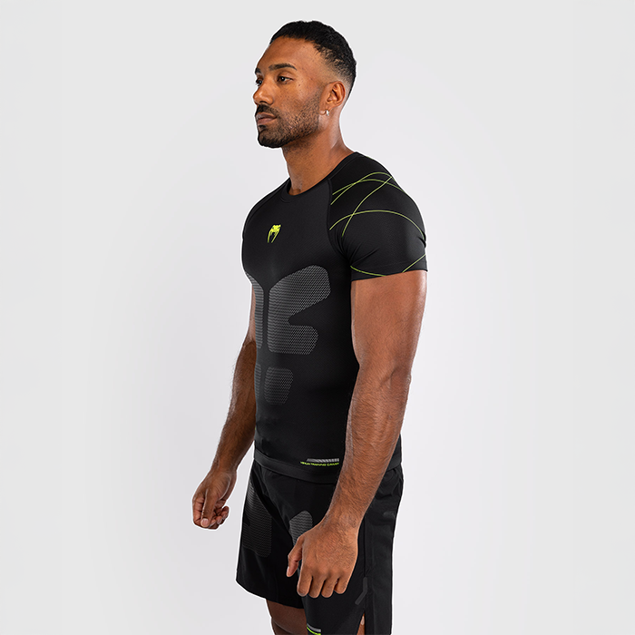 Training Camp 4.0 Rashguard Kort&auml;rmad Svart Gr&ouml;n