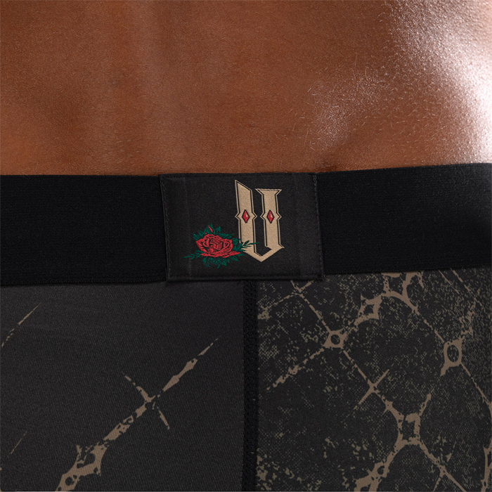 Santa Muerte 5.0 Vale Tudo Shorts Svart Guld